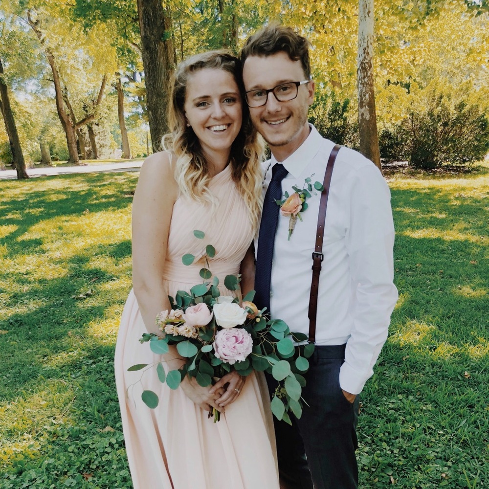 Azazie Pearl Pink bridesmaid Dress: Molly